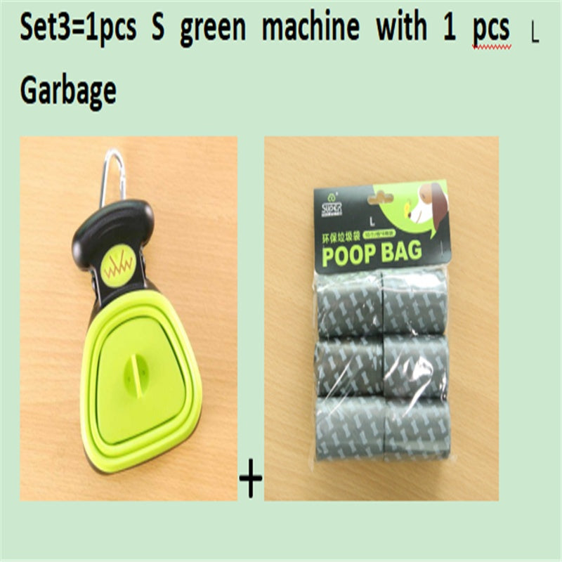 Foldable Dog Pooper Scooper with Waste Bags