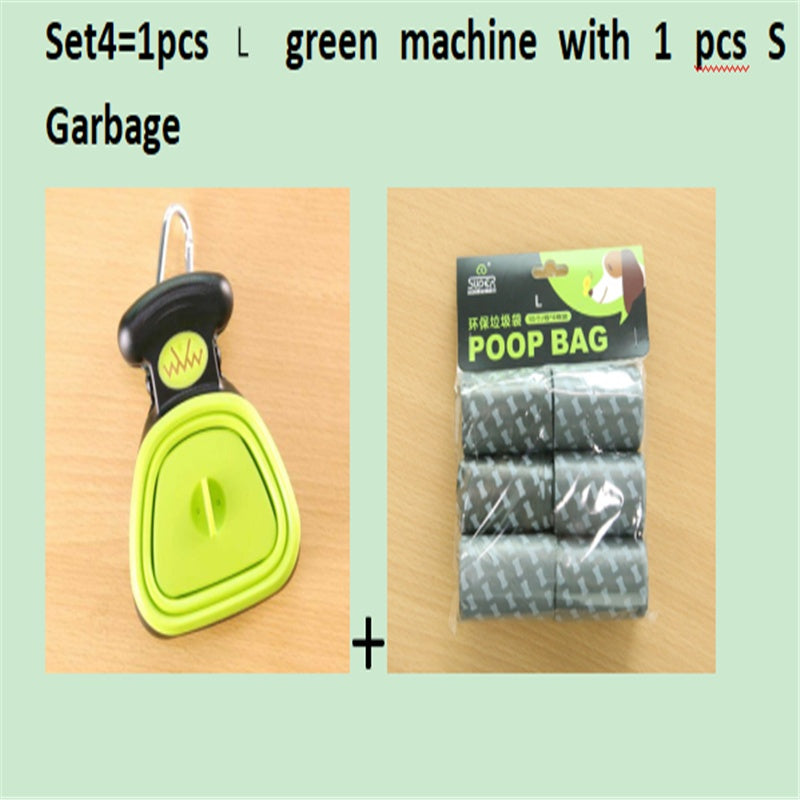 Foldable Dog Pooper Scooper with Waste Bags