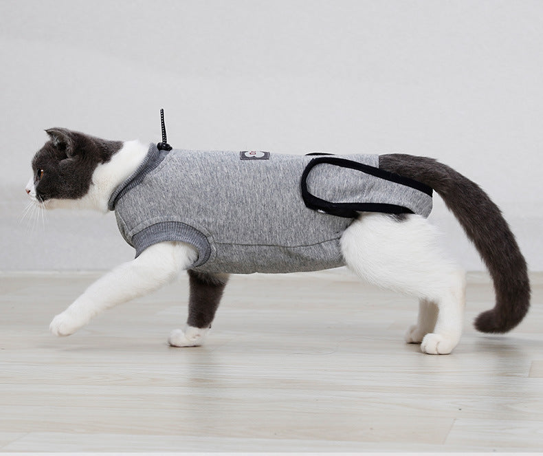 Recovery Suit for Cats Post Surgery Wound Healing Anti-Licking Clothing