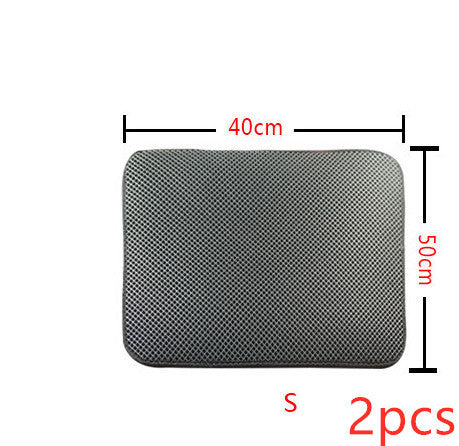 Waterproof Double-Layer Cat Litter Mat - Easy Clean