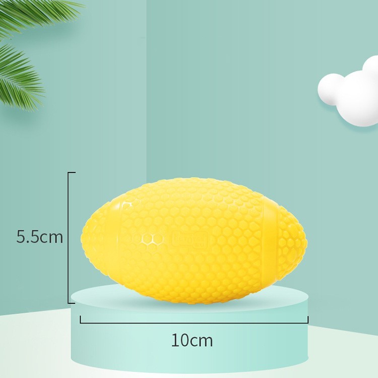 Rugby Tennis Dog Bite Sounding Ball Pet Toy