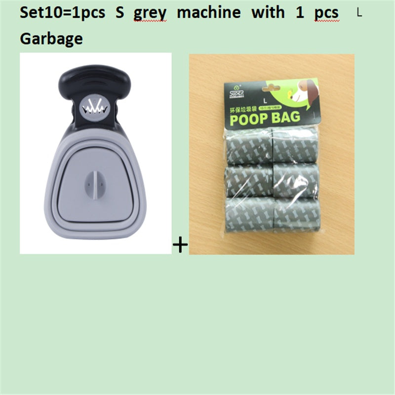 Foldable Dog Pooper Scooper with Waste Bags