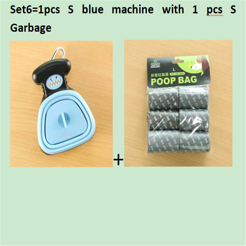 Foldable Dog Pooper Scooper with Waste Bags