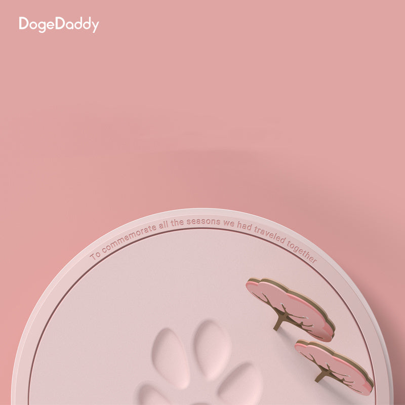 Pet Paw Print Keepsake Pad Large Size