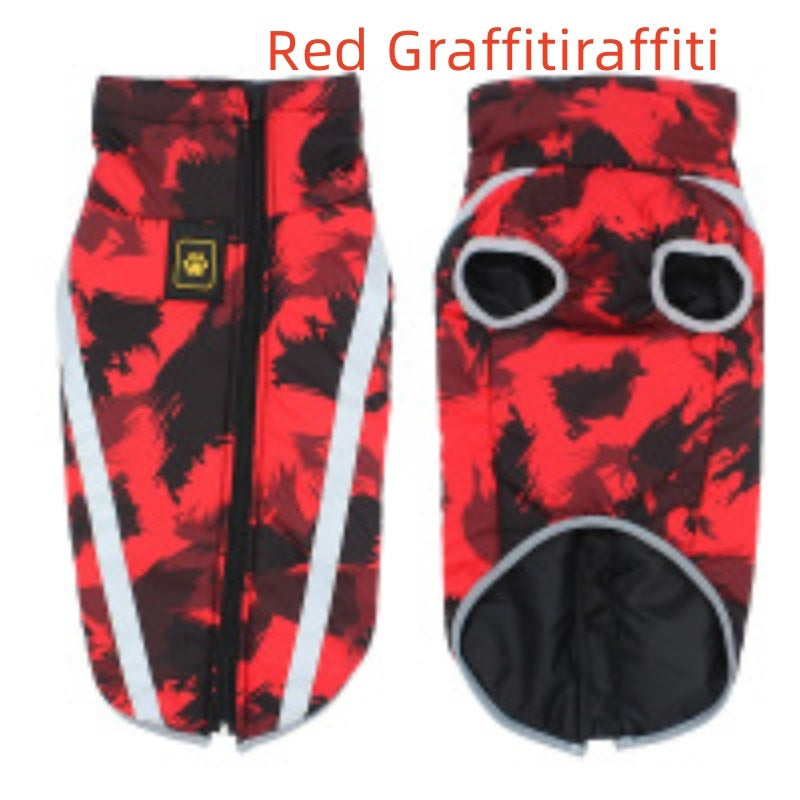 Casual Warm Pet Clothes for Dogs in Polyester and Cotton