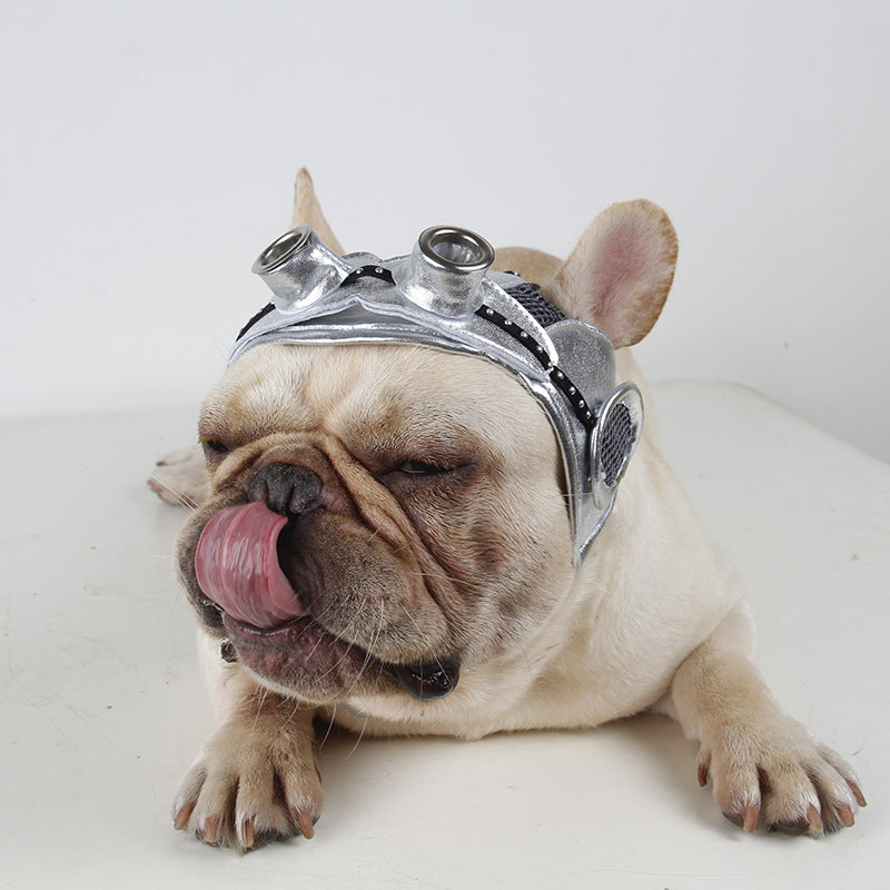 Stylish Pilot Hat for Cats and Dogs with Adjustable Fit