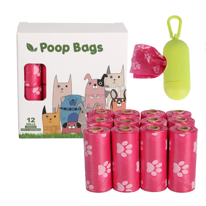Biodegradable Dog Poop Bags with Dispenser