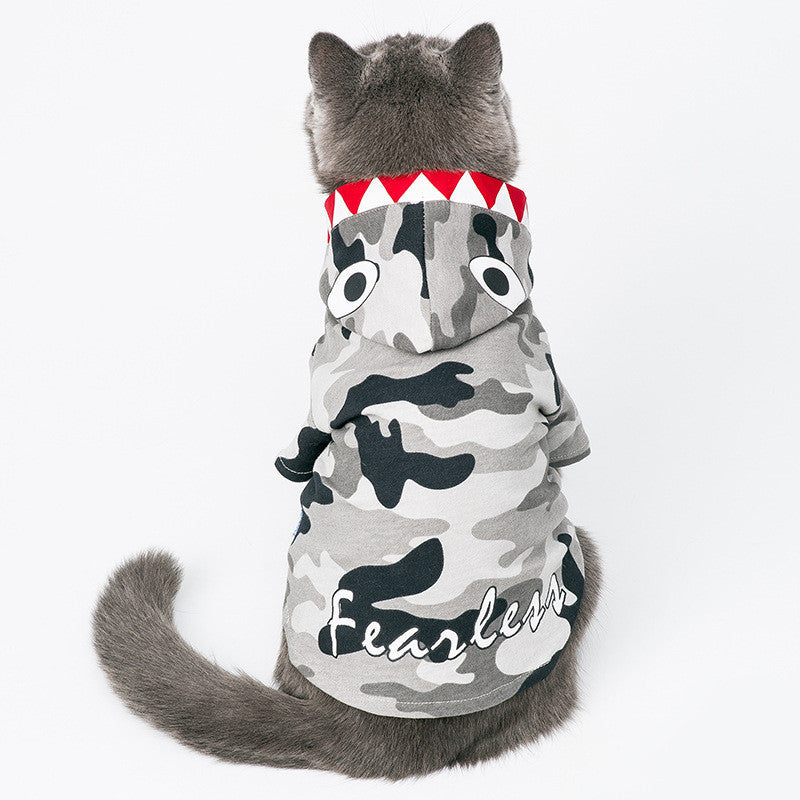Soft Cotton Dog Hoodie Stylish and Comfortable Pet Apparel