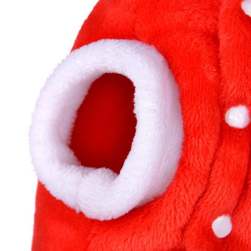 Flannel Elk Christmas Pet Clothing
