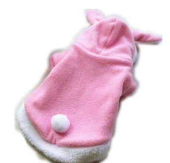 Cute Rabbit Hoodie for Cats and Small Dogs