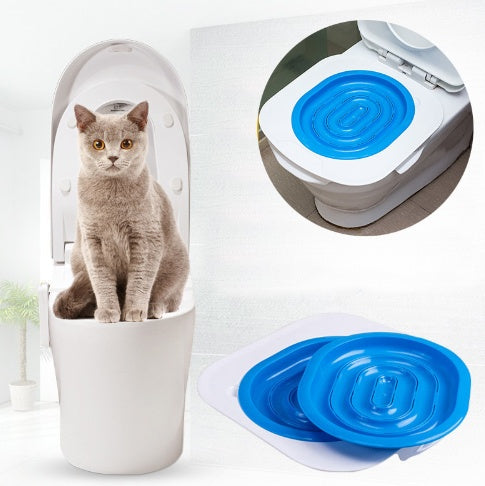 Pet Toilet Trainer with Toilet Seat Lighting for Cats