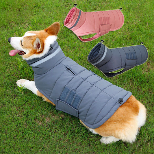 New Winter Dog Coat Waterproof Warm Vest for Medium to Large Dogs