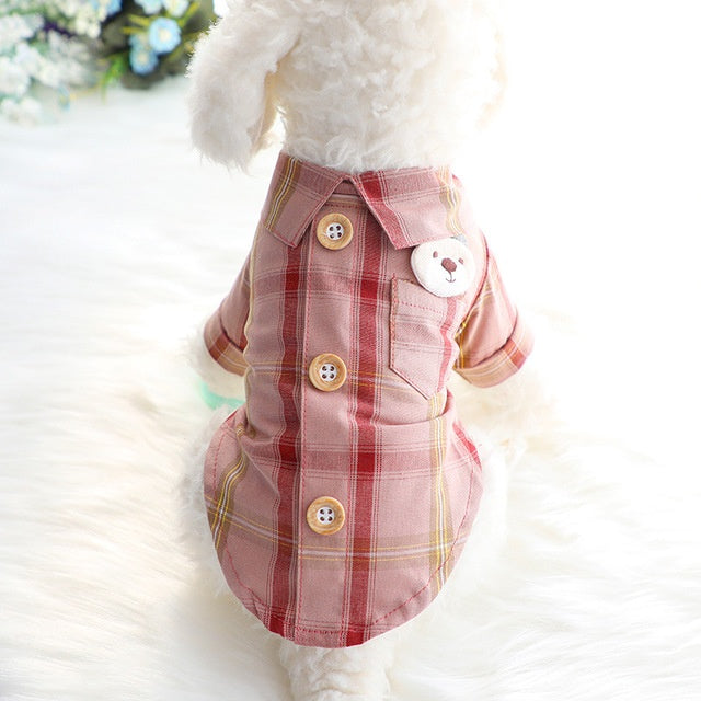 Soft Cotton Pet Shirt Lightweight and Breathable Everyday Wear