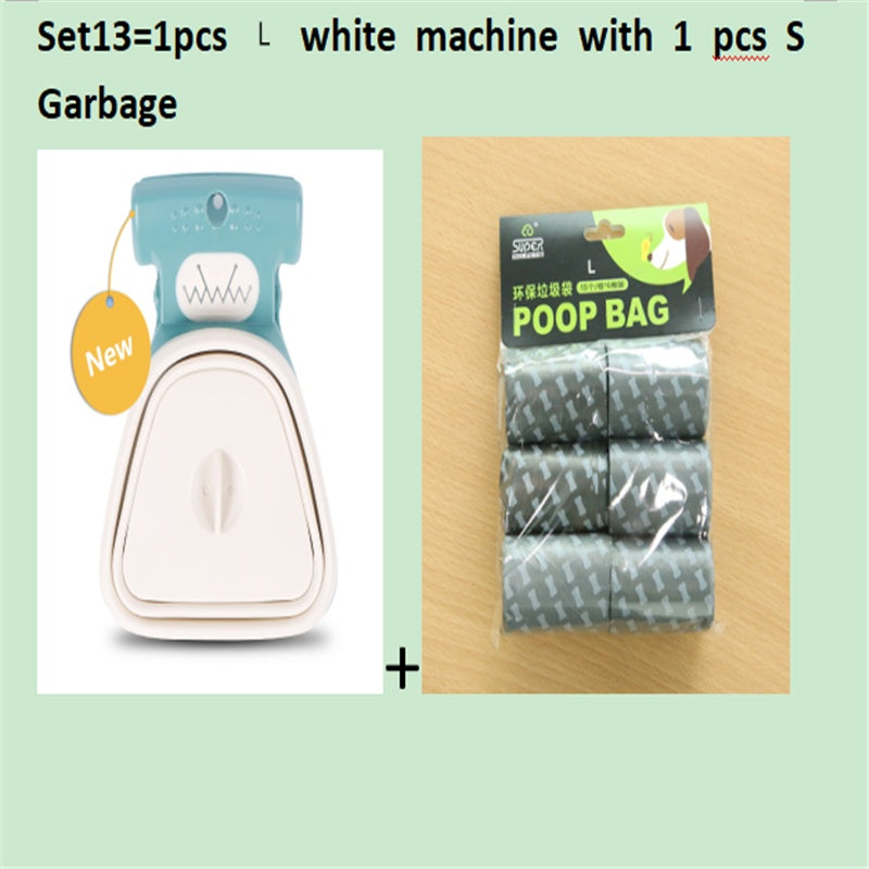 Foldable Dog Pooper Scooper with Waste Bags