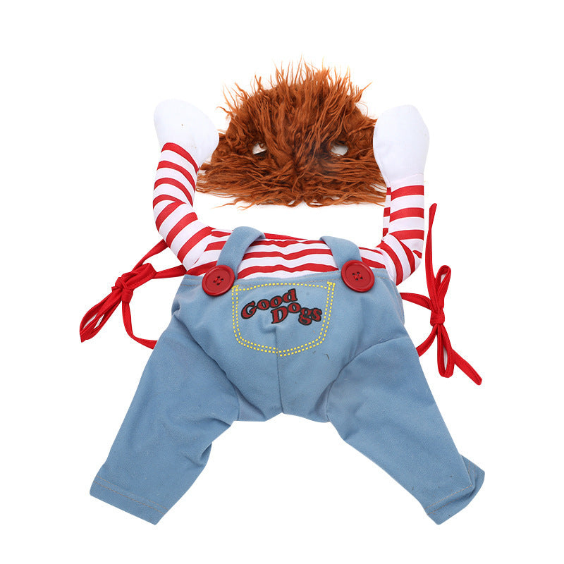 Adjustable Halloween Pet Costume - Funny & Scary