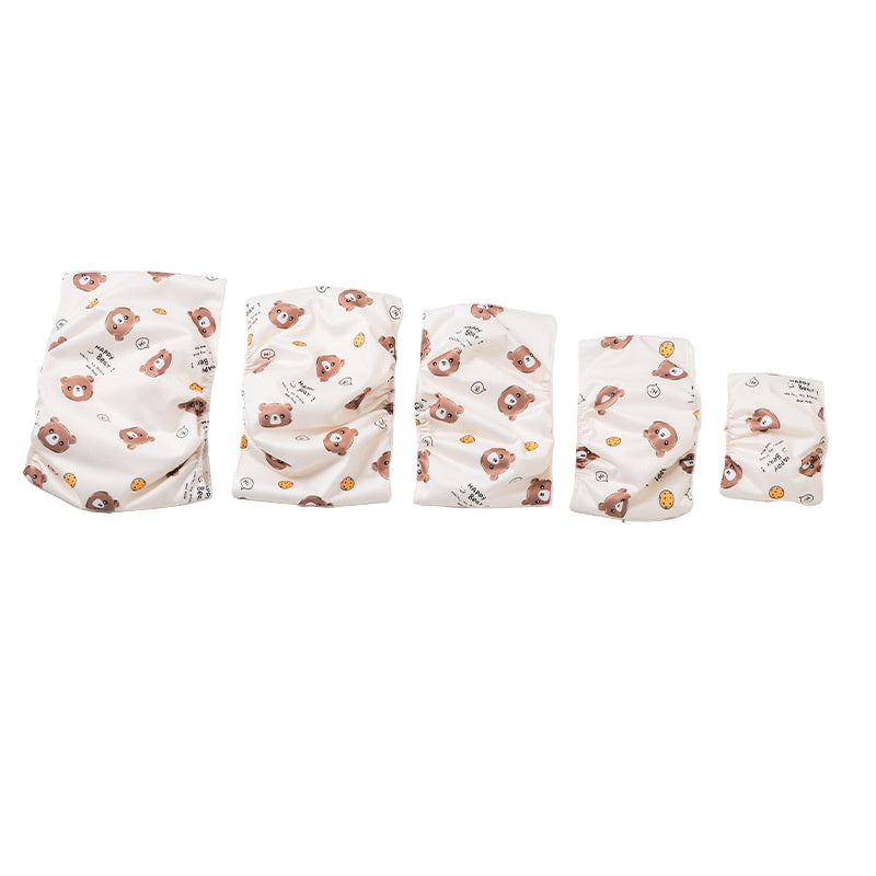 Cute Cartoon Paw Print Pet Male Dog Diaper – Reusable Belly Band Wrap for Puppies