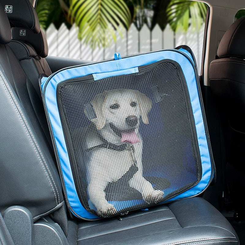 Pet Car Seat Kennel for Dogs Travel Safety Bed
