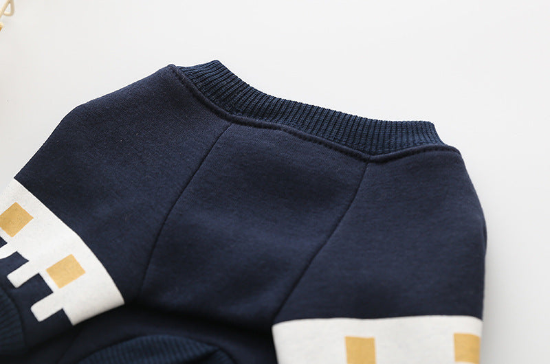 Casual Cotton Sweater for Pets Comfortable National Style Pet Clothing