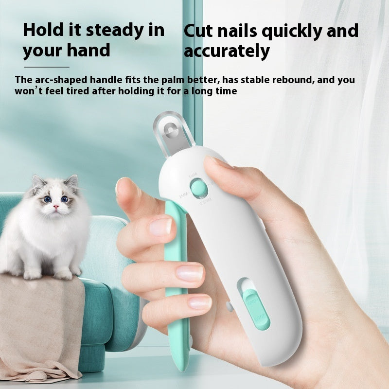 Cat Nail Clippers with Gravity Assist for Precision Cutting