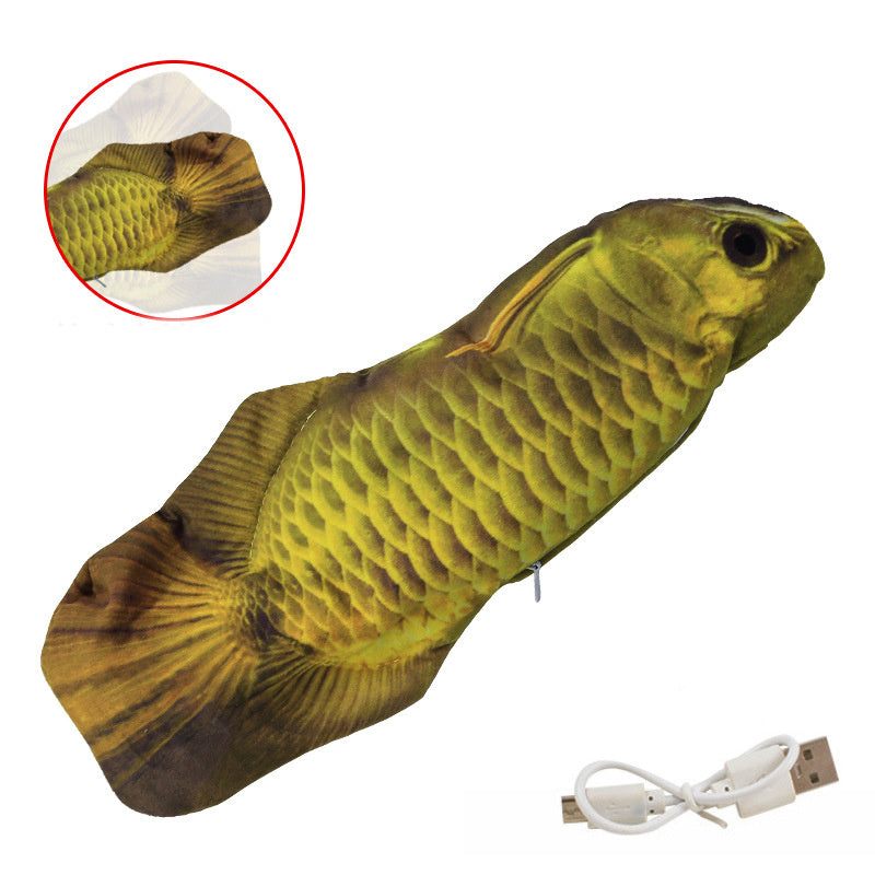 Cat toy simulation fish