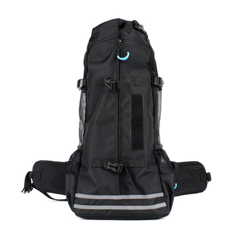 Expandable Pet Backpack Carrier Breathable Travel Bag