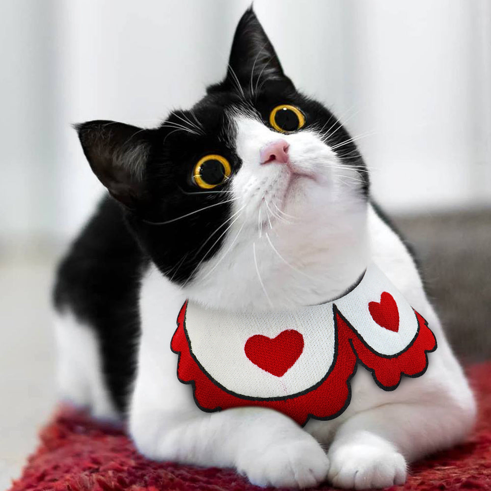 Cute Pet Collar Scarf for Small Dogs and Cats Attractive Puppy Accessories