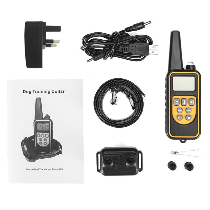 800m Electric Dog Training Collar with Anti-Barking Feature