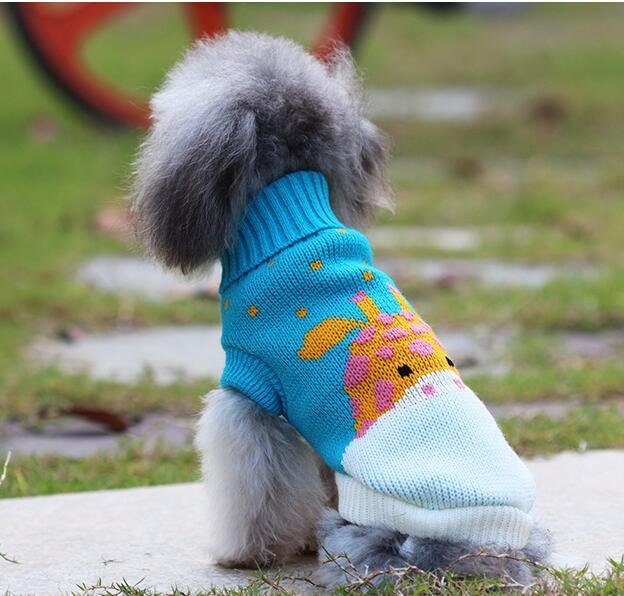 Wool Sweater for Small Dogs Stylish Dog Clothing for Winter and Cold Weather