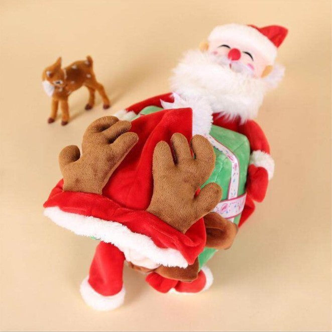 Halloween Dog Clothes with Santa Claus Design