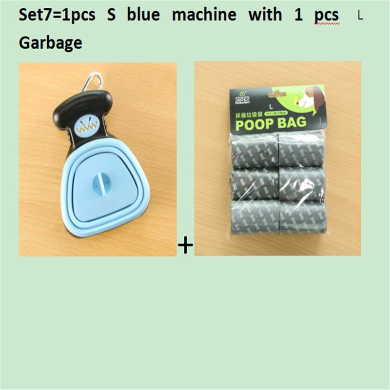 Foldable Dog Pooper Scooper with Waste Bags
