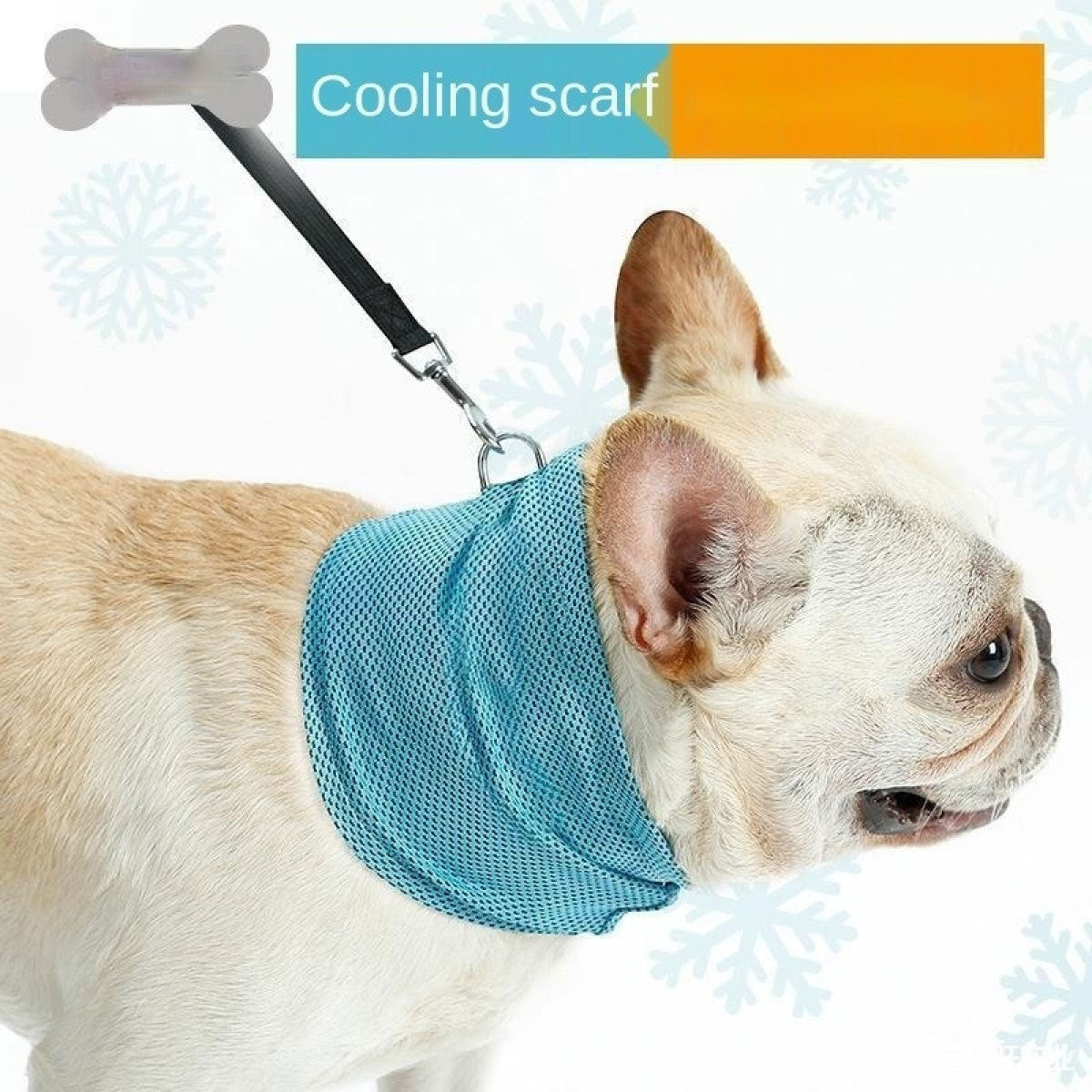 Instant Cooling Pet Bandana Dog Scarf for Summer Heat Relief