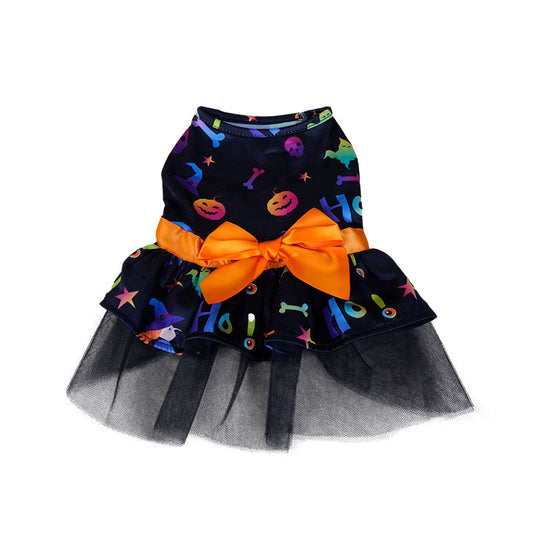 Colorful Halloween Dog Cape