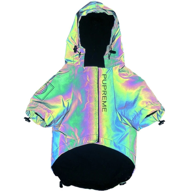 Reflective Waterproof Dog Jacket for Night Walks