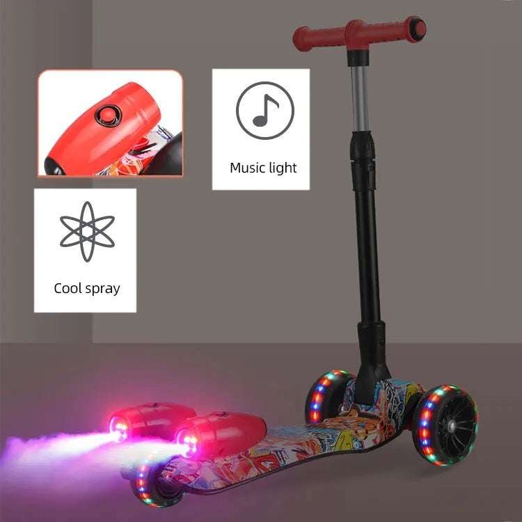 Children's Toy Spray Skateboard Sliding Drift Car