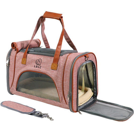 Stylish Pet Carry Bag for Travel Convenient Handbag