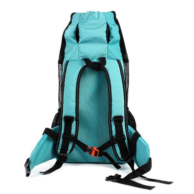 Expandable Pet Backpack Carrier Breathable Travel Bag