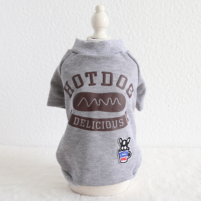 Soft Cotton Dog T Shirt Lightweight Pet Clothes for All Seasons