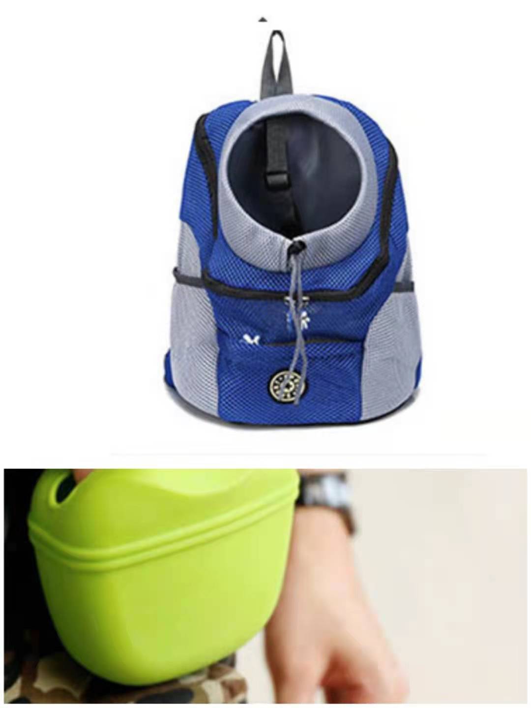 Portable Puppy Snack Bag Snack Bag Pet Training Bag With Clip Magnetic Closure Dog Snack Bag Silicone