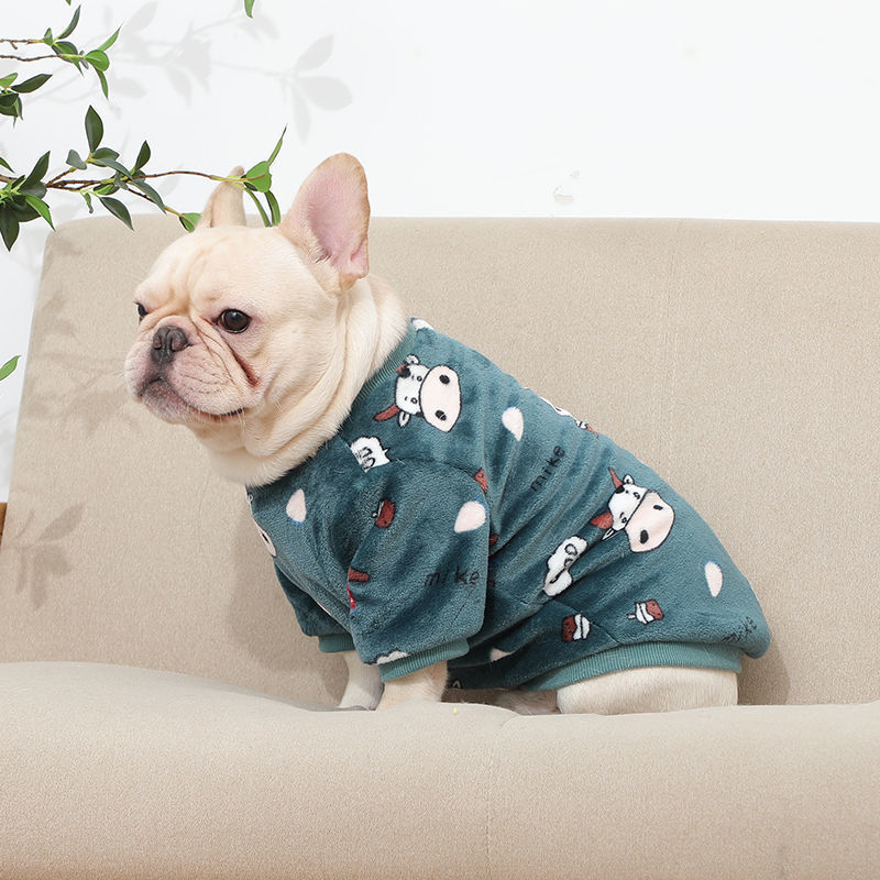 Fashionable French Plush Pajamas for Pets