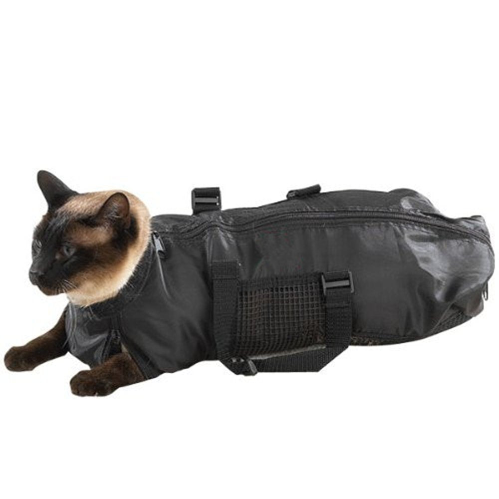 Adjustable Pet Bathing and Grooming Bag for Cats