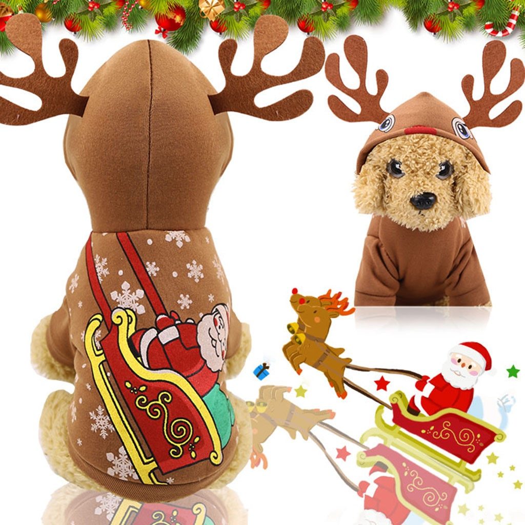 Holiday Pet Sweater for Dogs and Cats