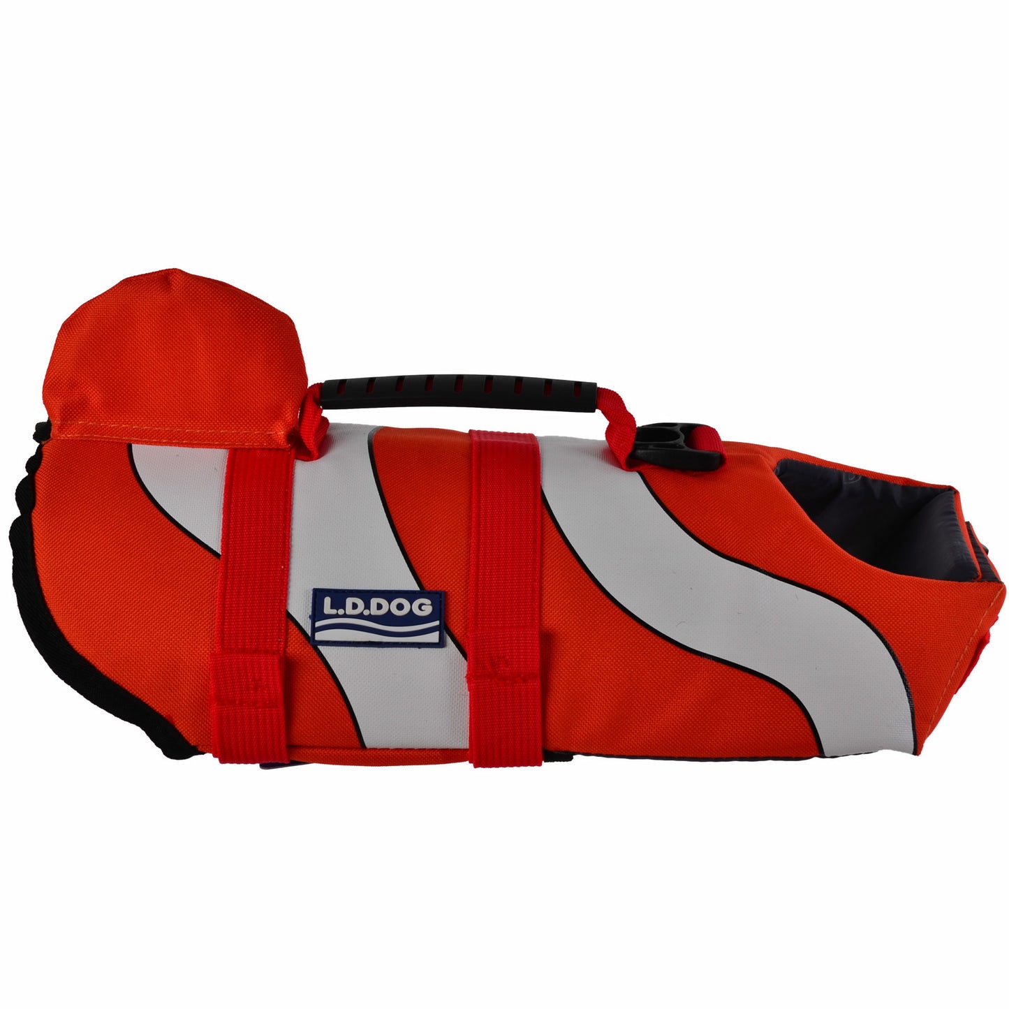 Dog Life Jacket Outdoor Swimming Vest Shark Mermaid Design for Water Safety