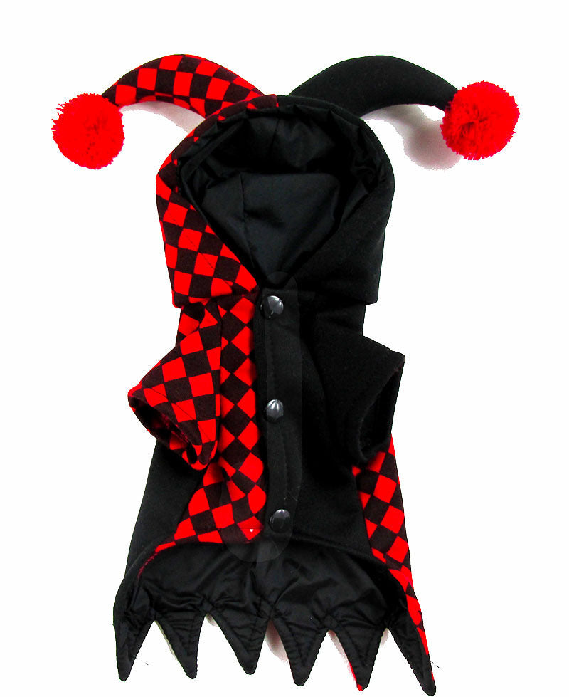 Funny Clown Pet Costume for Halloween and Party Events