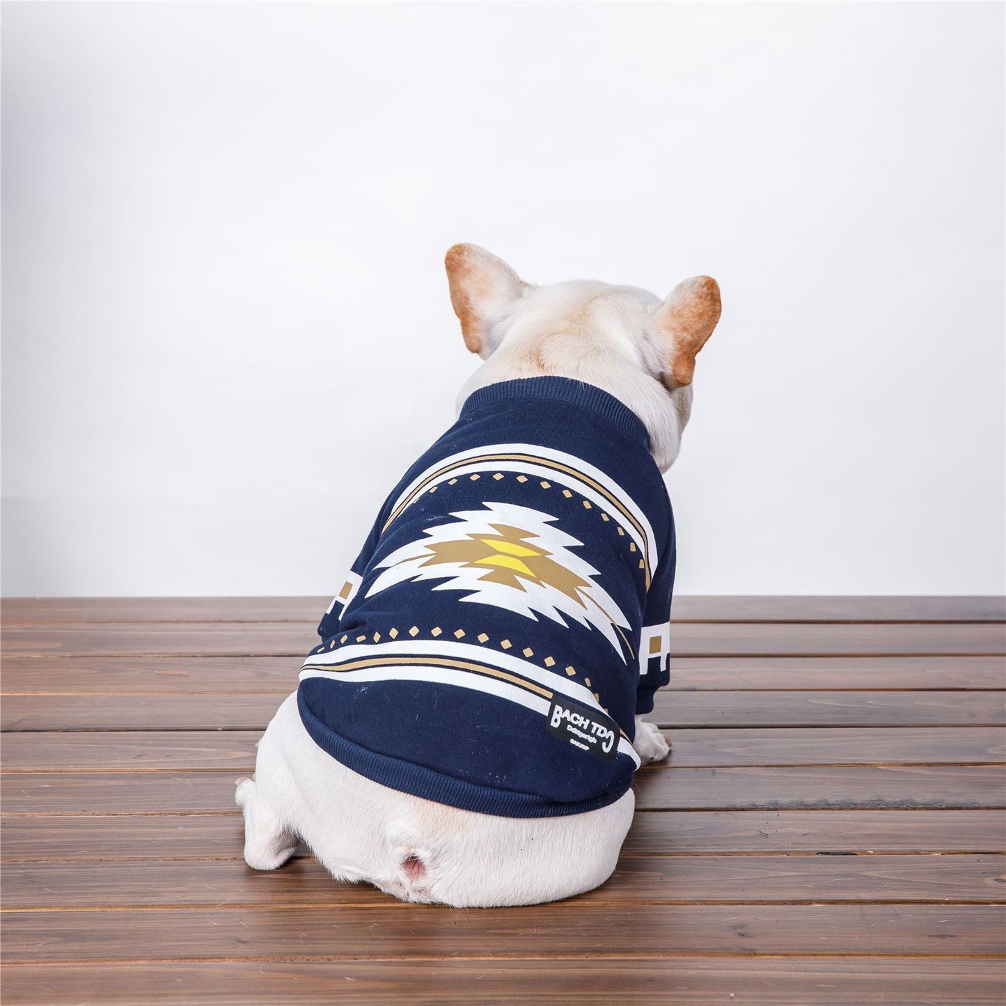 Casual Cotton Sweater for Pets Comfortable National Style Pet Clothing