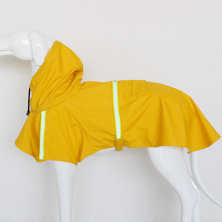Waterproof Reflective Dog Raincoat with Pocket Design for Outdoor Protection