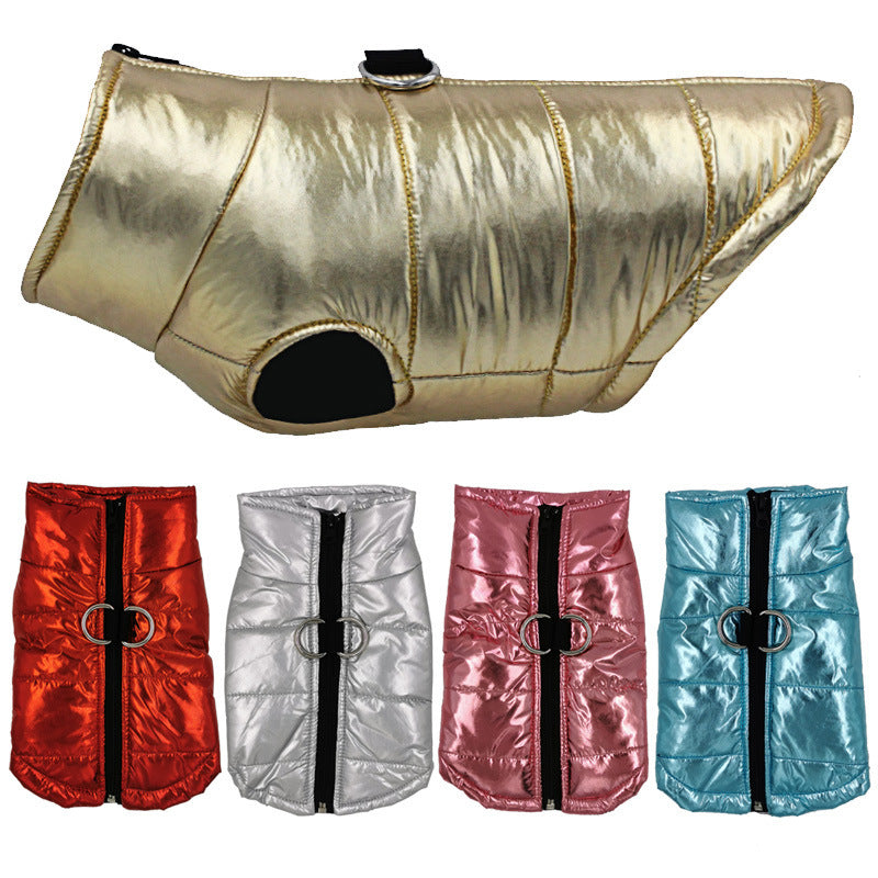 Cotton Vest Waterproof Dog Jacket for All Seasons