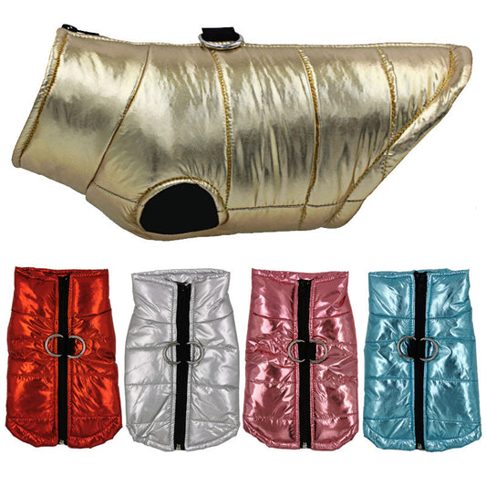 Cotton Vest Waterproof Dog Jacket for All Seasons