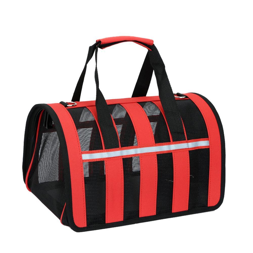 Portable Space Capsule Pet Bag with Geometric Pattern