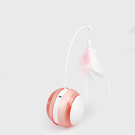 USB Free Cat Toy Ball – Rechargeable Interactive Play for Cats