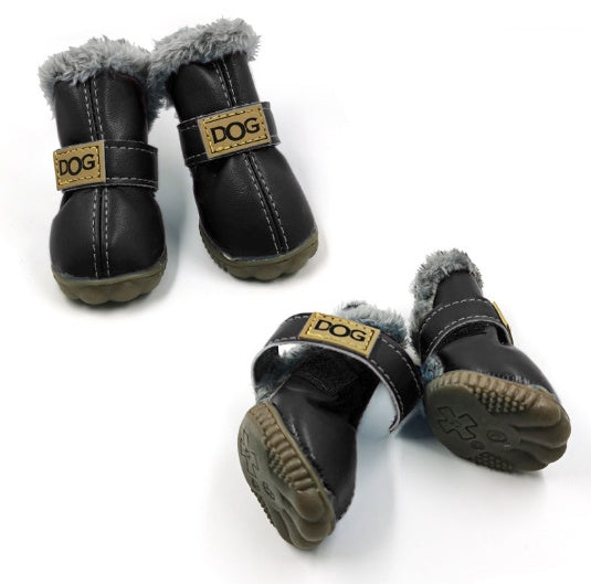 Waterproof Anti-Slip Winter Dog Boots for Snow and Rain